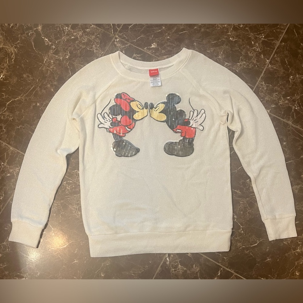 Disney Sequins Sweater Sz Medium